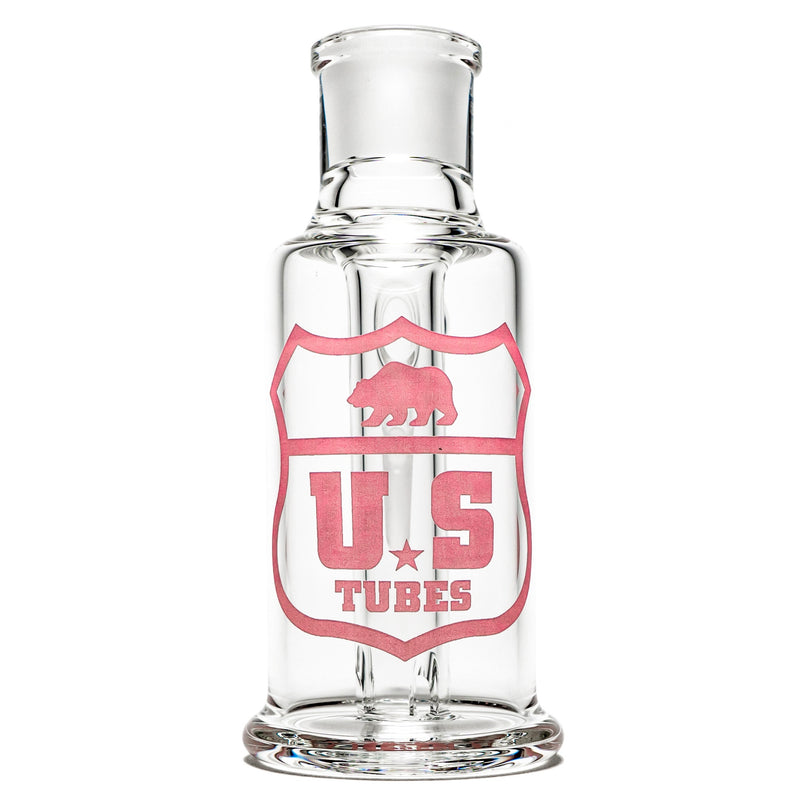 US Tubes - Ash Catcher - 18mm 45° - Pink Highway Outline - The Cave