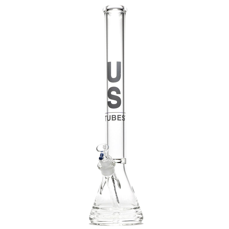 US Tubes - 20" Beaker 50x7 w/ 24mm Joint - Constriction - Grey Vertical Label - The Cave