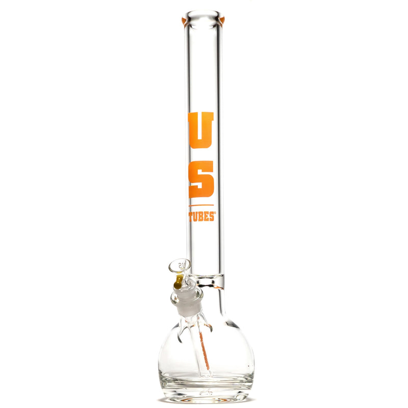 US Tubes - 20" Round Bottom 50x7 w/ 24mm Joint - Constriction - Orange Classic Label - The Cave