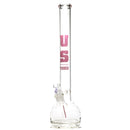 US Tubes - 20" Round Bottom 50x5 w/ 24mm Joint - Ice Pinch - Pink Classic Label - The Cave
