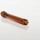 US Tubes - 18/14mm Female 5 Slit Downstem 6" - Amber - The Cave