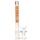 US Tubes - 12" Beaker 50x5 - Ice Pinch - Orange Classic Label - The Cave