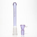 US Tubes - 20" Beaker 50x5 w/ 24mm Joint - White & Gray Vertical Label w/ Purple Slide - The Cave