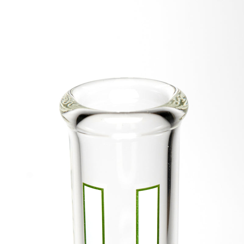 US Tubes - 16" Hybrid Fixed Circ Dome - 50x5 - White & Green Vertical Label w/ Green Slide - The Cave