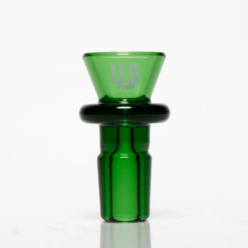 US Tubes - 16" Hybrid Fixed Circ Dome - 50x5 - White & Green Vertical Label w/ Green Slide - The Cave