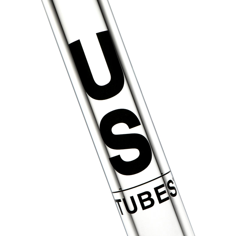 US Tubes - 20" Beaker 50x9 w/ 24mm Joint - Constriction - Black Vertical Label - The Cave