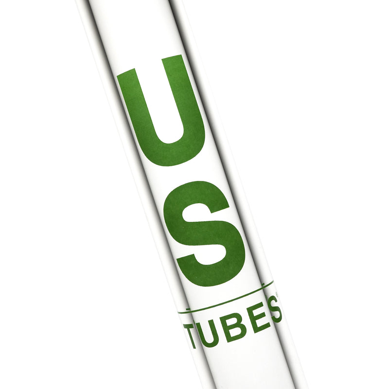 US Tubes - 20" Beaker 50x7 w/ 24mm Joint - Constriction - Green Vertical Label - The Cave