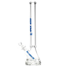 US Tubes - 20" Beaker 50x9 w/ 24mm Joint - Constriction - Blue Vertical Label - The Cave