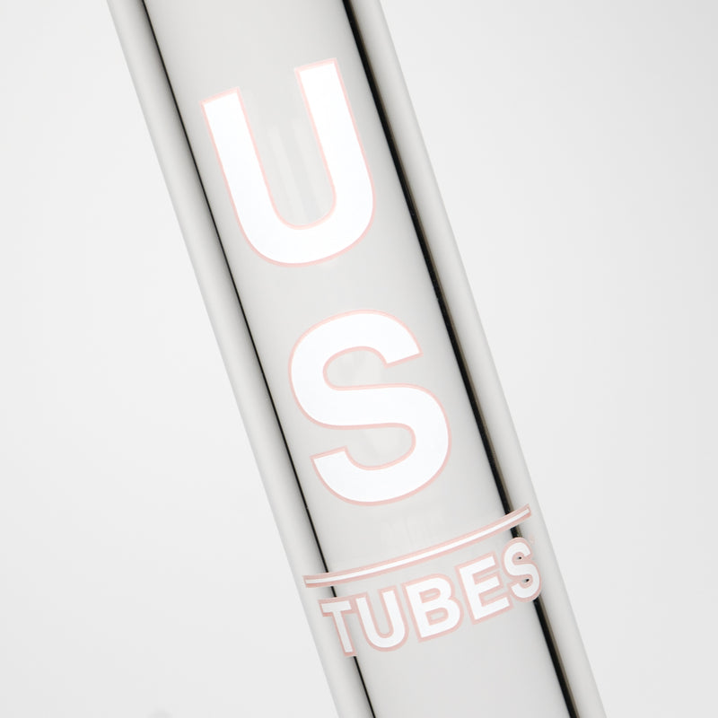 US Tubes - 20" Hybrid Fixed Circ Dome - 60x7 - White & Pink Vertical Label - The Cave