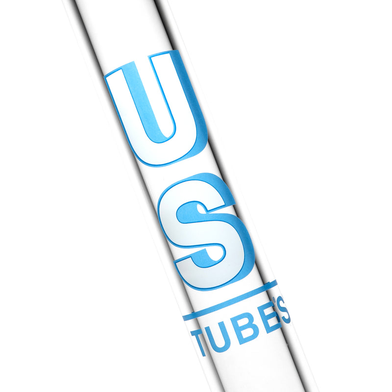 US Tubes - 20" Beaker 50x7 w/ 24mm Joint - Constriction - Light Blue Shadow Label - The Cave