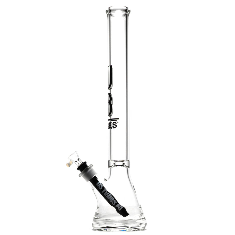 US Tubes - 20" Beaker 50x7 w/ 24mm Joint - Constriction - Black Shadow Label - The Cave