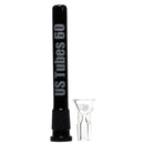 US Tubes - 20" Beaker 50x7 w/ 24mm Joint - Constriction - Black Shadow Label - The Cave