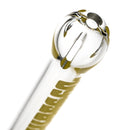 US Tubes - 20" Round Bottom 50x5 w/ 24mm Joint - Constriction - Light Yellow - The Cave