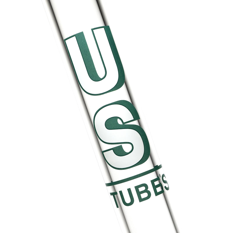 US Tubes - 20" Beaker 50x7 w/ 24mm Joint - Constriction - Teal Shadow Label - The Cave