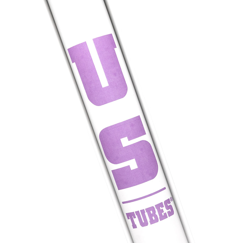 US Tubes - 20" Round Bottom 50x5 w/ 24mm Joint - Constriction - Purple Classic Label - The Cave