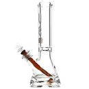 US Tubes - 12" Beaker 50x5 - Constriction - White & Brown Vertical Label - The Cave