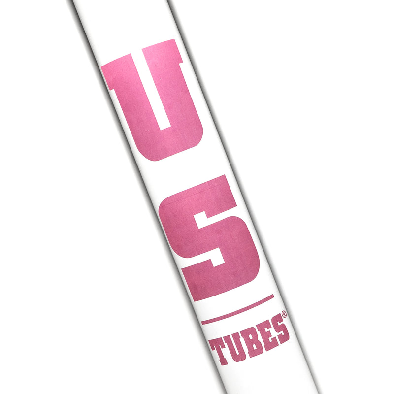 US Tubes - 20" Round Bottom 50x5 w/ 24mm Joint - Constriction - Pink Classic Label - The Cave