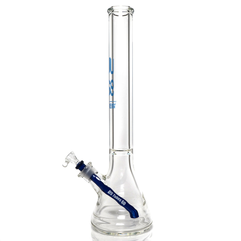 US Tubes - 18" Beaker 50x5 - Constriction - Blue Vertical Label - The Cave