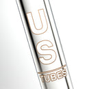 US Tubes - 18" Beaker 50x9 - Constriction - White & Brown Vertical Label - The Cave