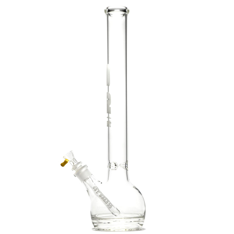 US Tubes - 20" Round Bottom 50x5 w/ 24mm Joint - Ice Pinch - White Classic Label - The Cave