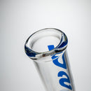 US Tubes - 21" Double Circ Beaker w/ 24mm - 50x5 - Blue Vertical Label - The Cave