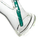 US Tubes - 30" Beaker w/ 24mm - 60x9 - Constriction - Teal Shadow Label - The Cave