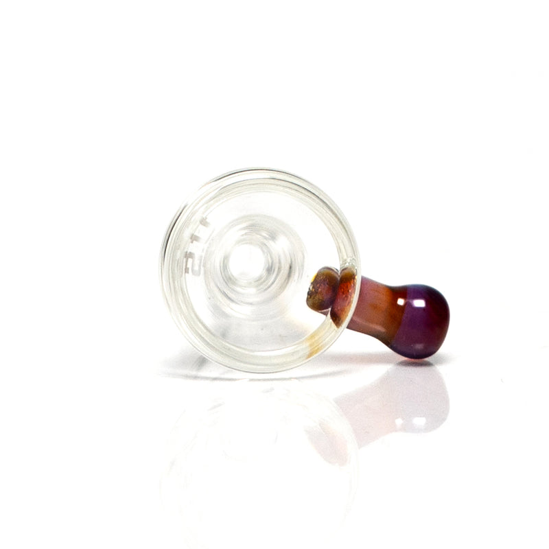 US Tubes - 14mm Single Hole Martini Slide - Amber Purple - The Cave