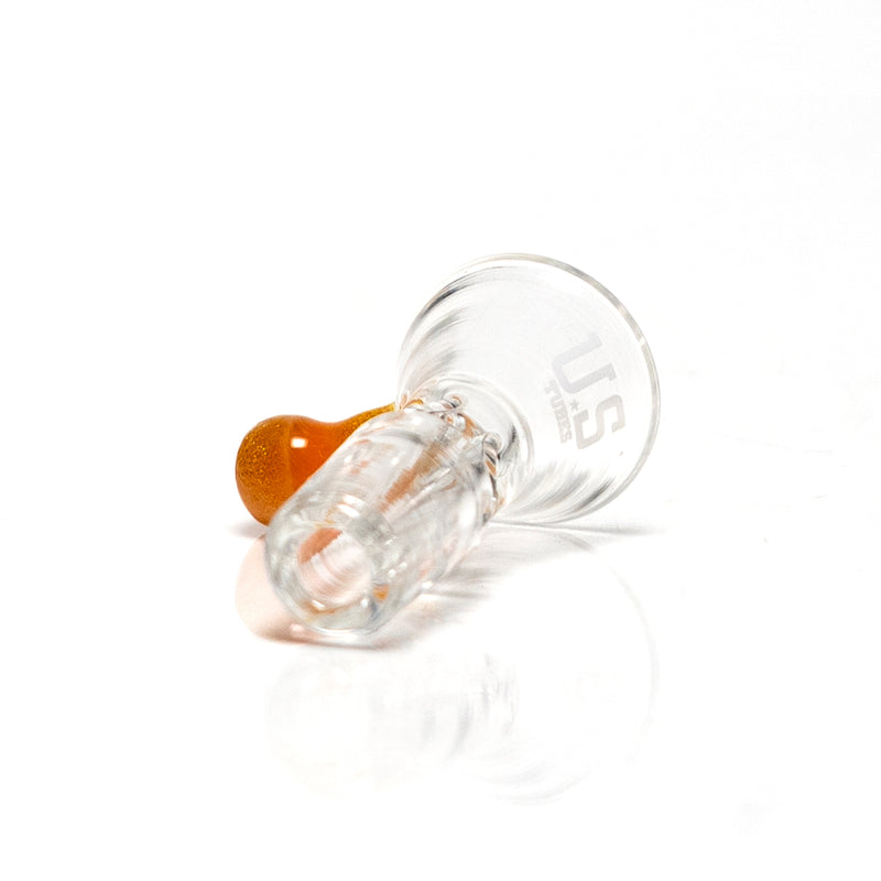 US Tubes - 14mm Ice Pinch Martini Slide - Orange - The Cave