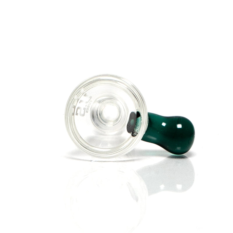 US Tubes - 14mm Single Hole Martini Slide - Teal - The Cave