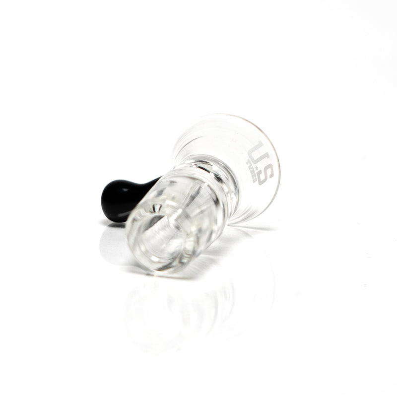 US Tubes - 18mm Single Hole Martini Slide - Black - The Cave