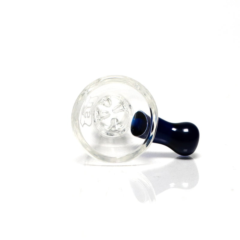 US Tubes - 18mm Ice Pinch Martini Slide - Cobalt - The Cave