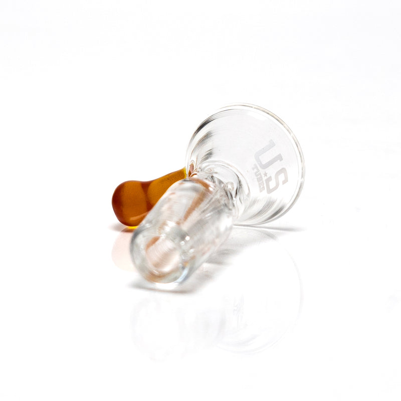 US Tubes - 14mm Ice Pinch Martini Slide - Amber - The Cave