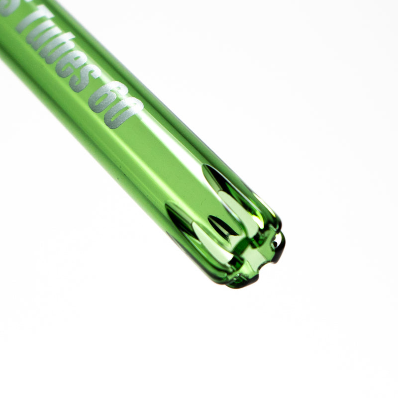 US Tubes - 18/14mm Female 5 Slit Downstem 6" - Green - The Cave