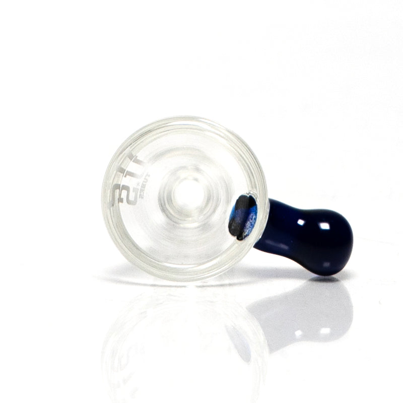 US Tubes - 14mm Single Hole Martini Slide - Cobalt - The Cave