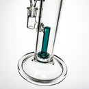 US Tubes - 15" Straight Fixed Circ 38x5 - Teal Neck - White & Teal Vertical Label - The Cave