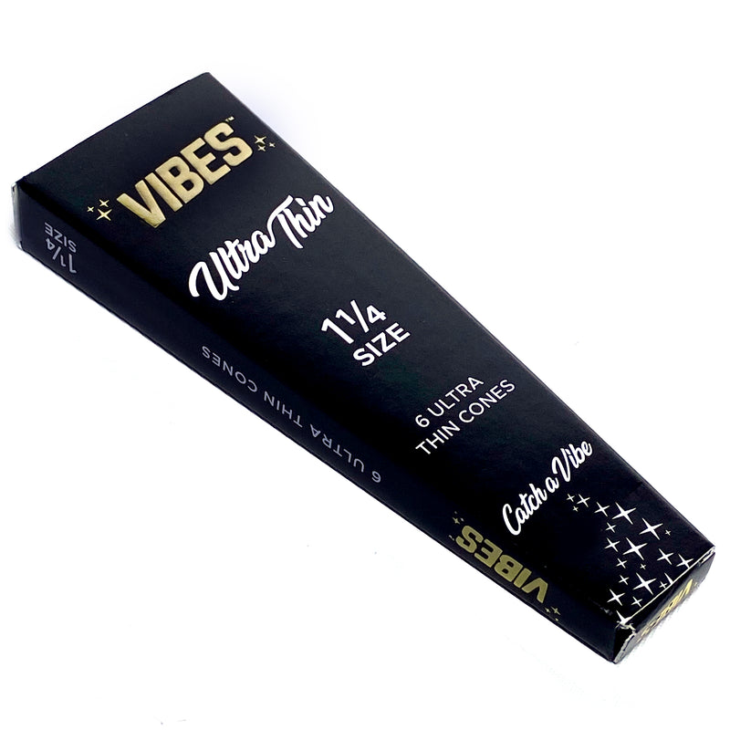 Vibes - 1.25 Ultra Thin - 6 Cones - 30 Pack Box - The Cave