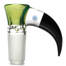 Unity Glassworks - 3 Hole Opal Horn Slide - 14mm - Sea Slyme & Galaxy - The Cave