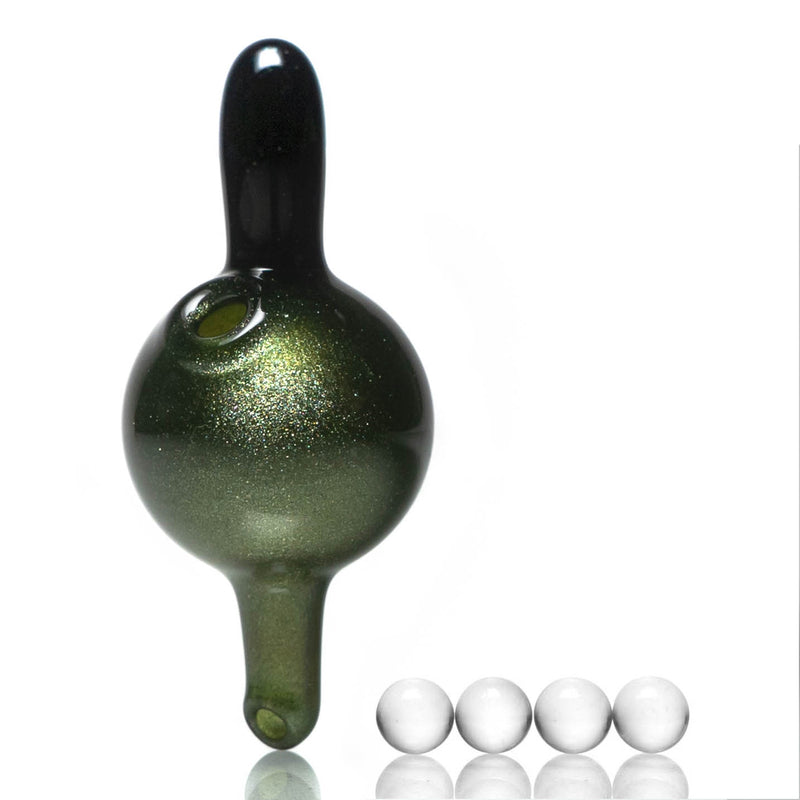 Unity Glassworks - Directional Bubble Cap - Metal Fleck & Galaxy - The Cave