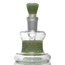 Unity Glassworks - Worked Dry Catcher Set - 14mm - Green & White - The Cave