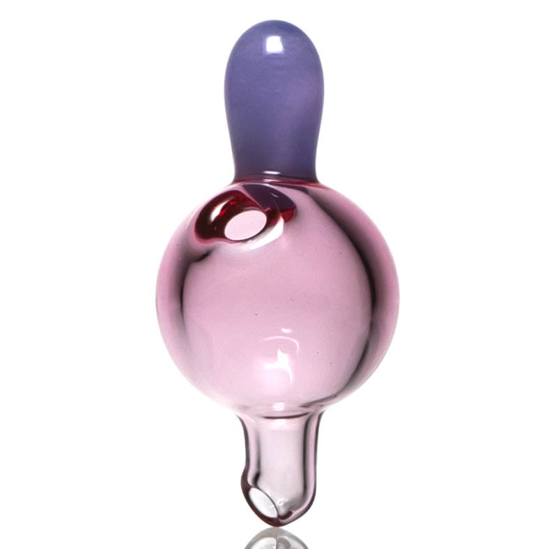 Unity Glassworks - Puffco Peak/ Carta Bubble Cap - Karmaline & Purple Satin - The Cave