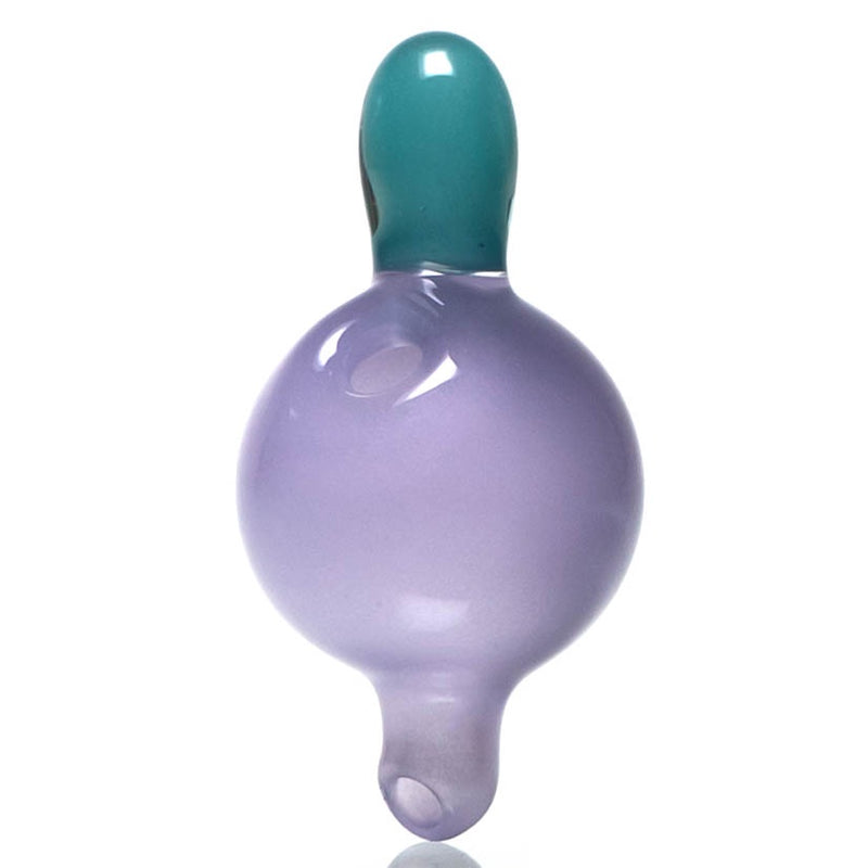 Unity Glassworks - Puffco Peak/ Carta Bubble Cap - Purple Satin & Agua Azul - The Cave