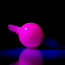 Unity Glassworks - Directional Bubble Cap - UV White Satin & Antidote - The Cave