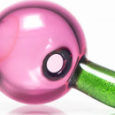 Unity Glassworks - Directional Bubble Cap - Stargazer & Green Stardust - The Cave