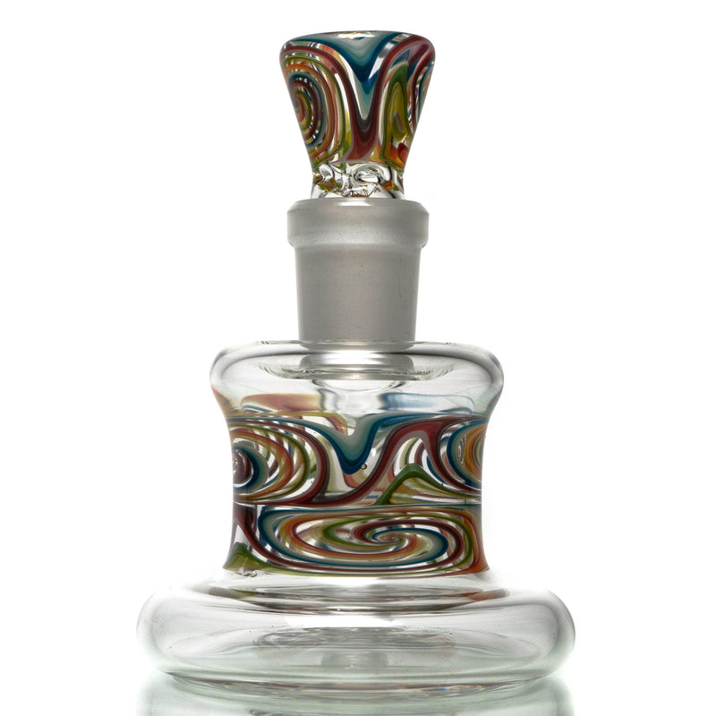 Unity Glassworks - Worked Dry Catcher Set - 14mm - Rainbow Sparkle - The Cave