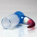 Unity Glassworks - 4 Hole Opal Horn Slide - 18mm - Baby Blue Cheese & Karmaline - The Cave