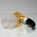 Unity Glassworks - 4 Hole Opal Horn Slide - 18mm - Thomas' Trans. Orange & Galaxy - The Cave