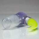 Unity Glassworks - 4 Hole Opal Horn Slide - 18mm - Purple Satin & Antidote - The Cave