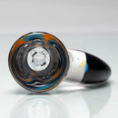 Unity Glassworks - 4 Hole Worked Opal Horn Slide - 18mm - Beach Jailhouse & Galaxy - The Cave