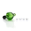 Unity Glassworks - Puffco Peak/ Carta Bubble Cap - Green Stardust & Galaxy - The Cave