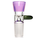 Unity Glassworks - Single Hole Martini Slide - 18mm - CFL Mirage & Metal Fleck - The Cave